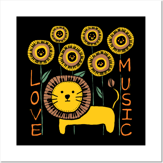 love  music Wall Art by zzzozzo